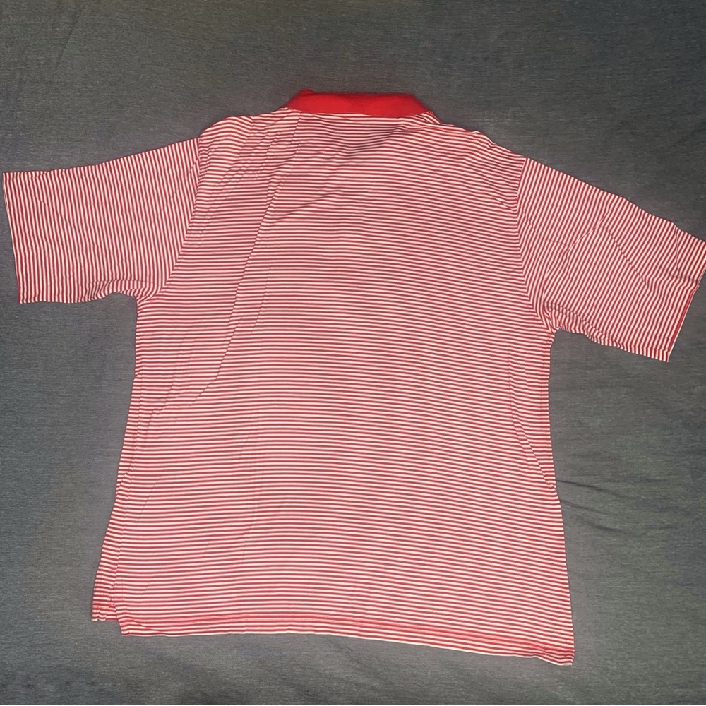 Peter Millar Men’s Red Striped Polo XXL - Picture 6 of 6